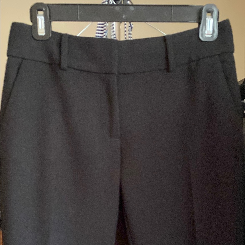 LOFT Curvy Slim Black Pants
